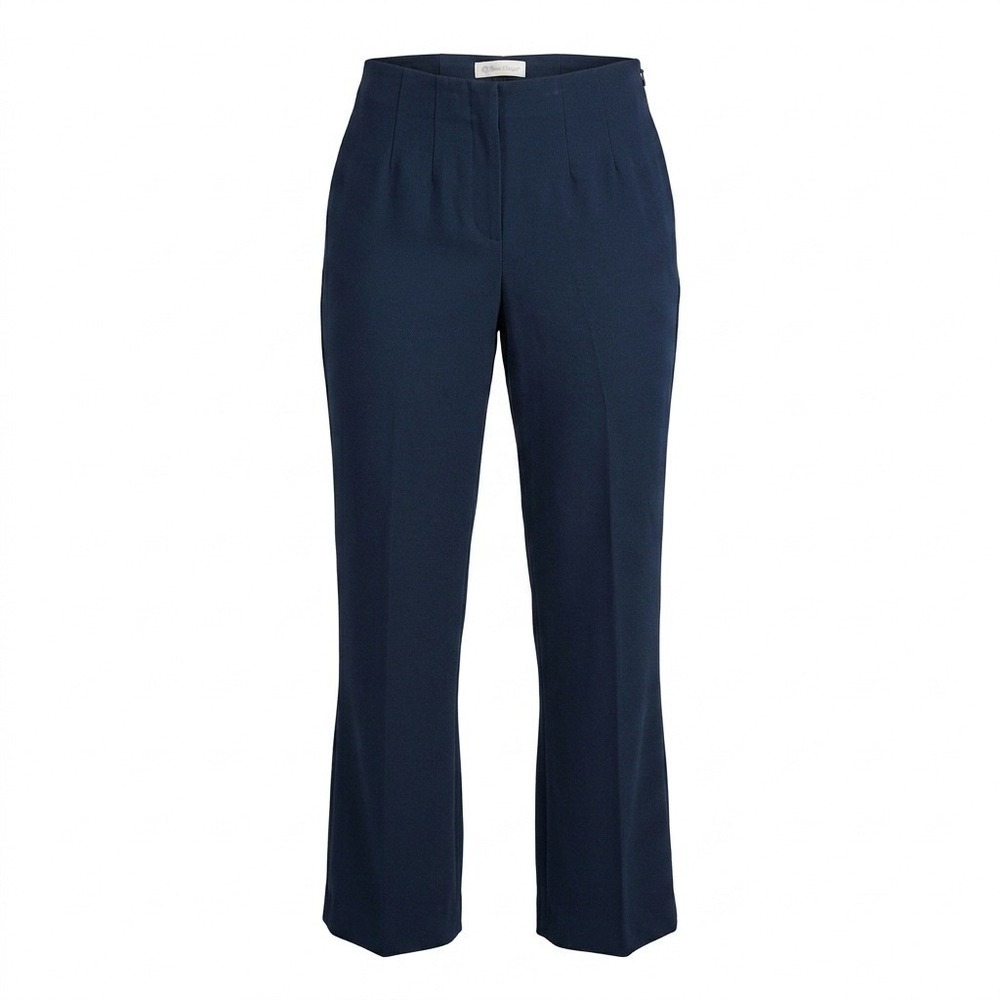 Rose Haggar Womens Pants 12 Navy Blue High Waisted Wide Leg Office Career Slacks